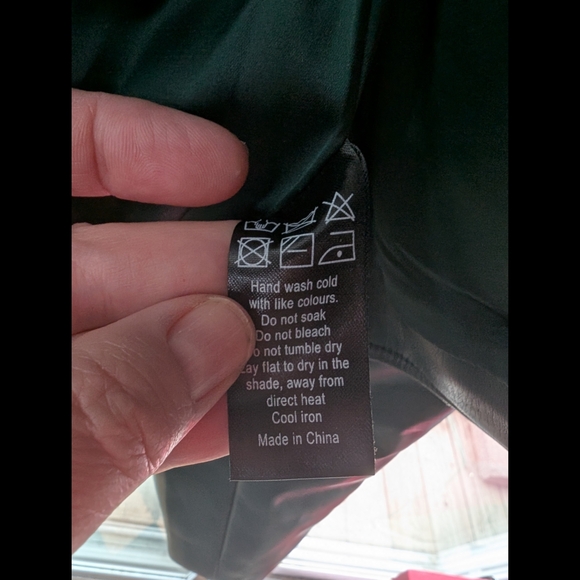 Lioness Dark Green Leather Jacket - Picture 10 of 10